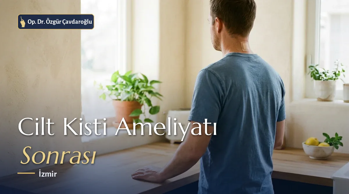 Kist ameliyatı sonrası pansuman ve dikiş