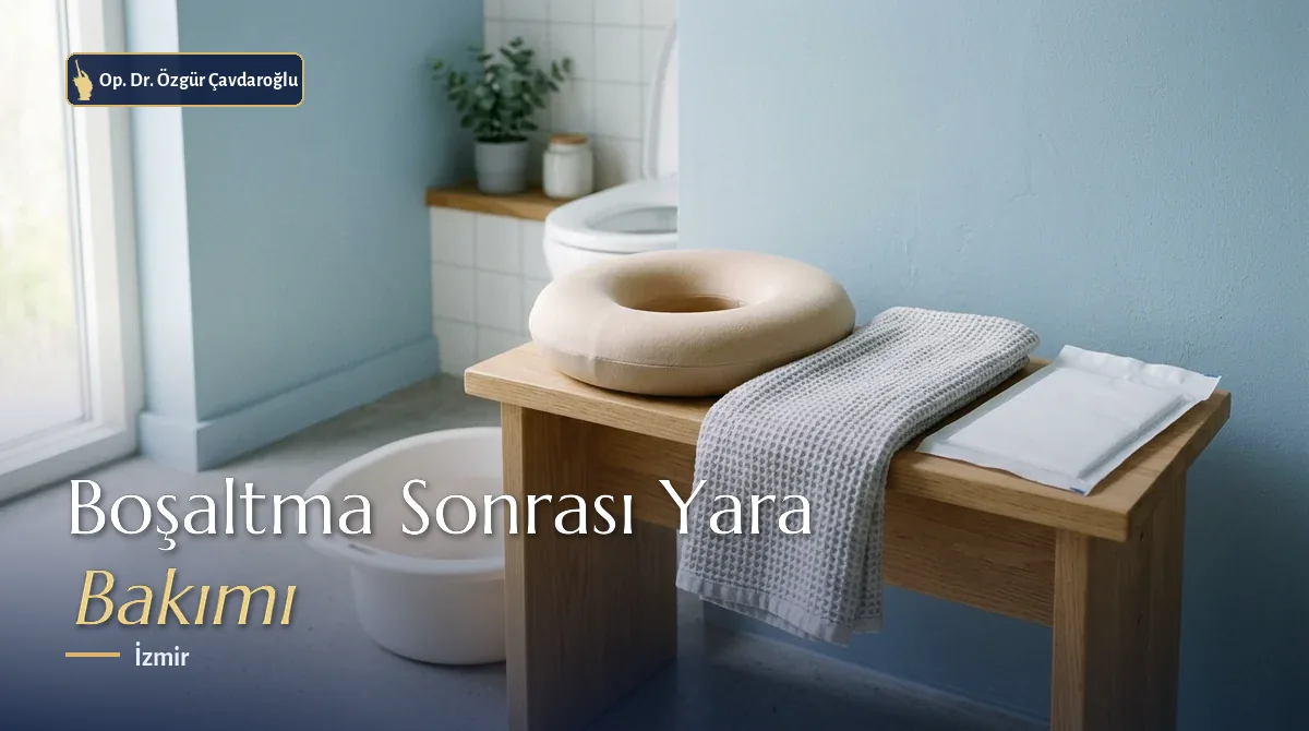Kıl dönmesi apsesi boşaltıldıktan sonra yara bakımı