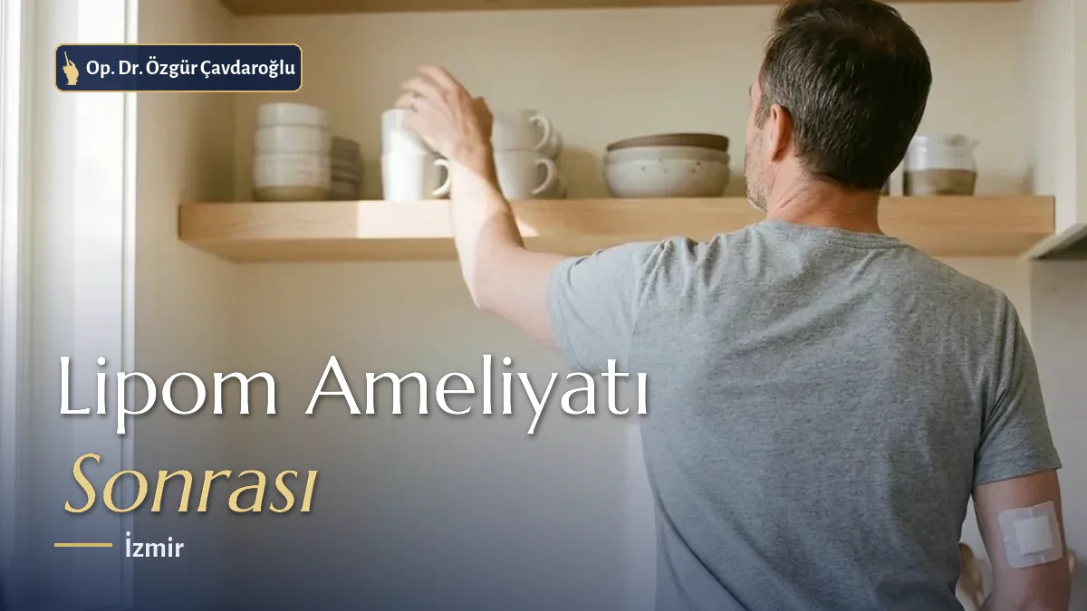 Lipom ameliyatı sonrası pansuman ve dikiş
