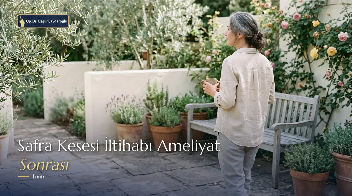 Safra kesesi iltihabı ameliyatı sonrası