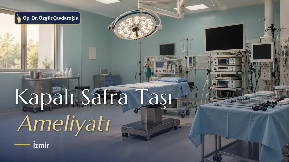 Kapalı safra kesesi taşı ameliyatı odası