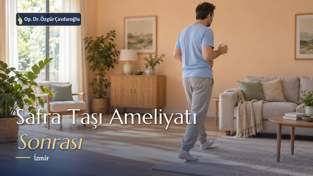 Safra kesesi taşı ameliyatı sonrası