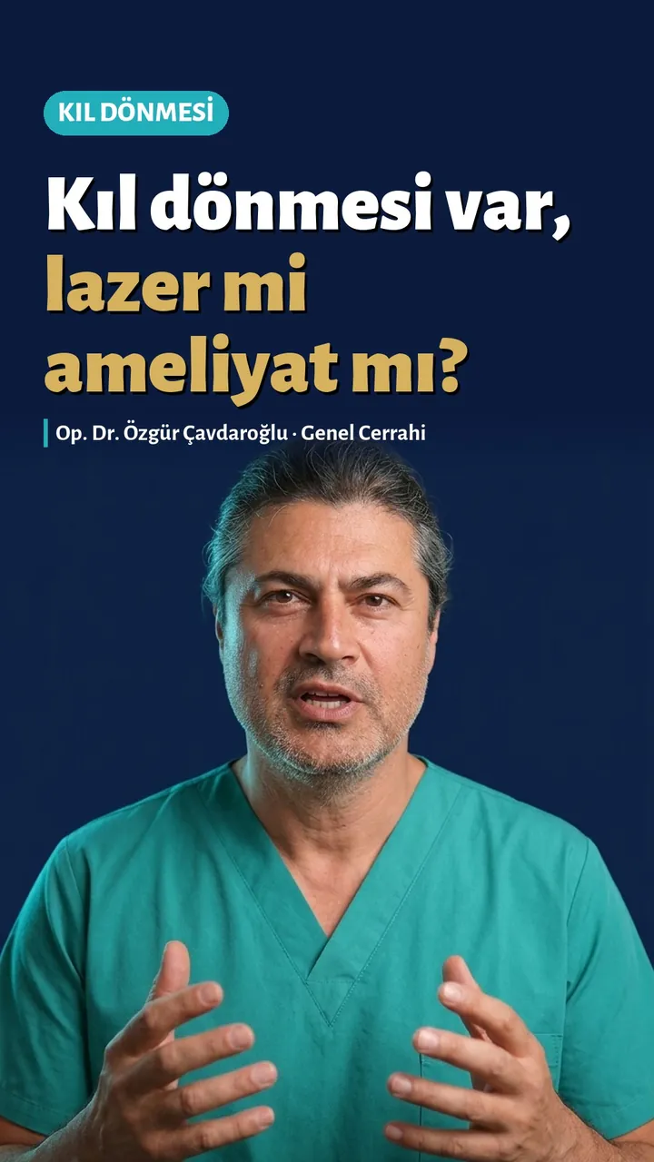 Kıl dönmesi lazer mi ameliyat mı