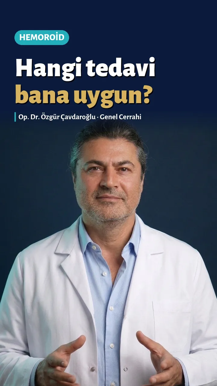 Hemoroid 3. derece 4. derece tedavisi